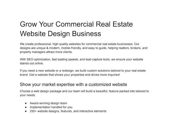 write web content that improves your online presence